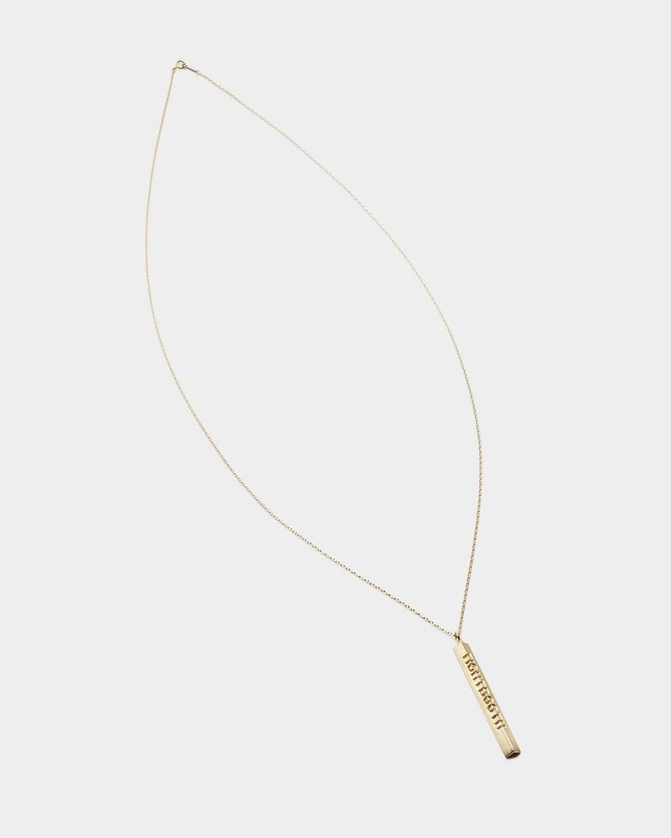 ANGLE IRON NECKLACE - Brass